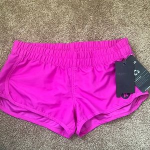 Hot pink work out shorts from Hurley